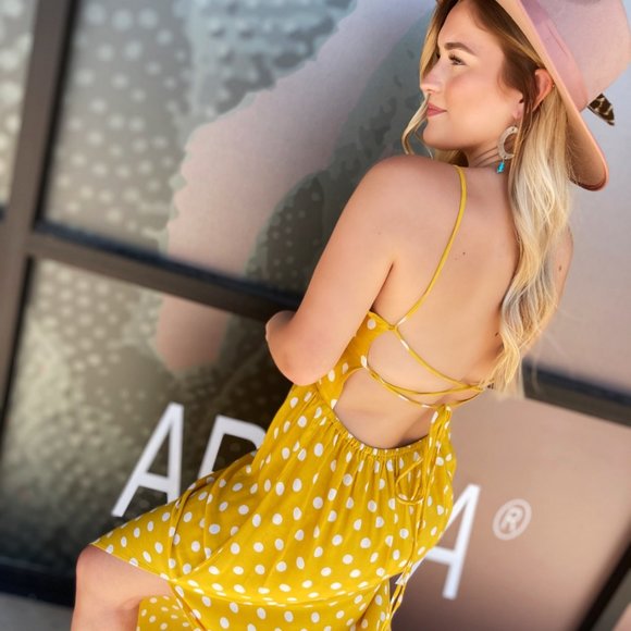 'The Presley' Polka Dot Maxi Dress - Picture 3 of 3